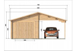Donnybrook 44 / 6.8m x 5.6m Garage and Carport
